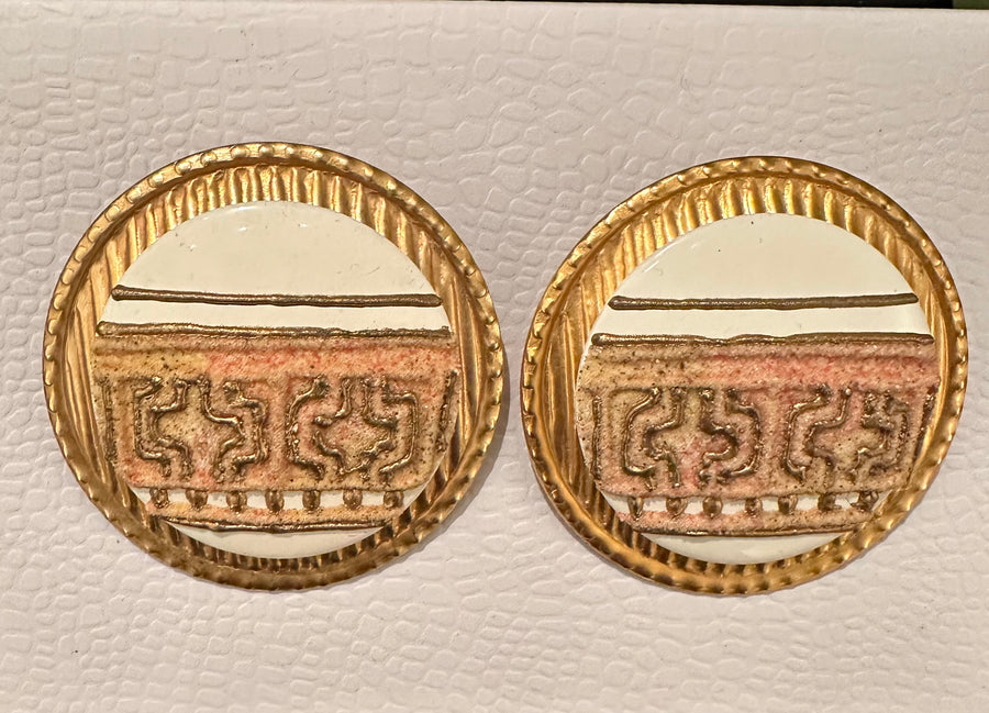 Vintage Architectural Earrings