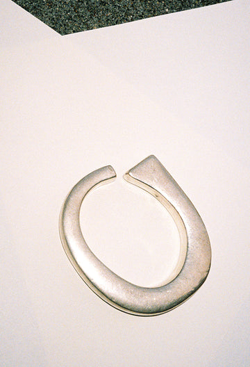 Silver Architectual Cuff