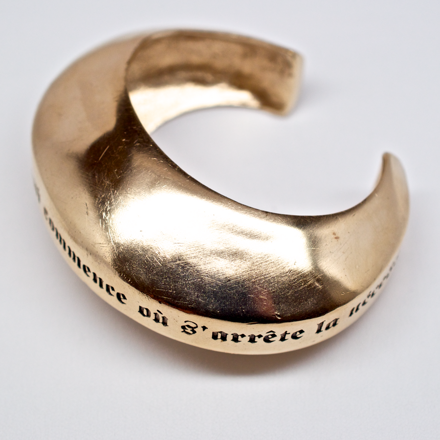 Chanel Vintage Silver Cuff Bracelet
