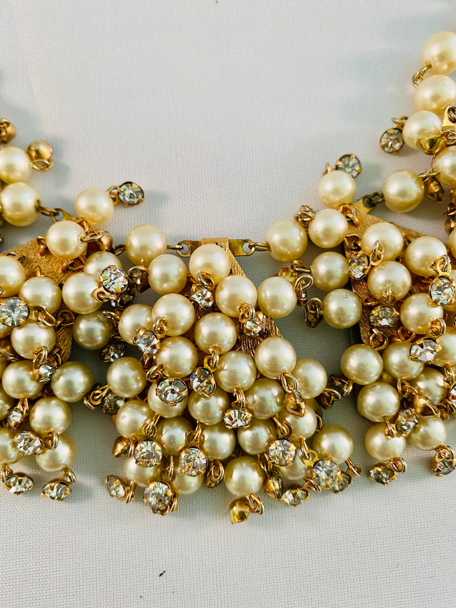 Fifties pearl wedding necklace
