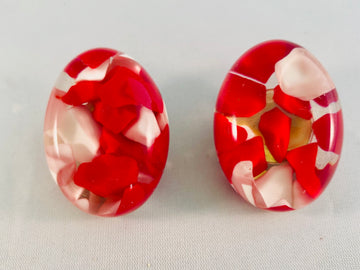 Lucite Vintage Earrings