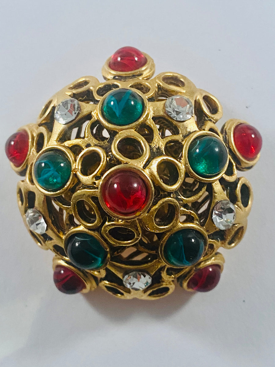 Yves Saint Laurent runway earrings