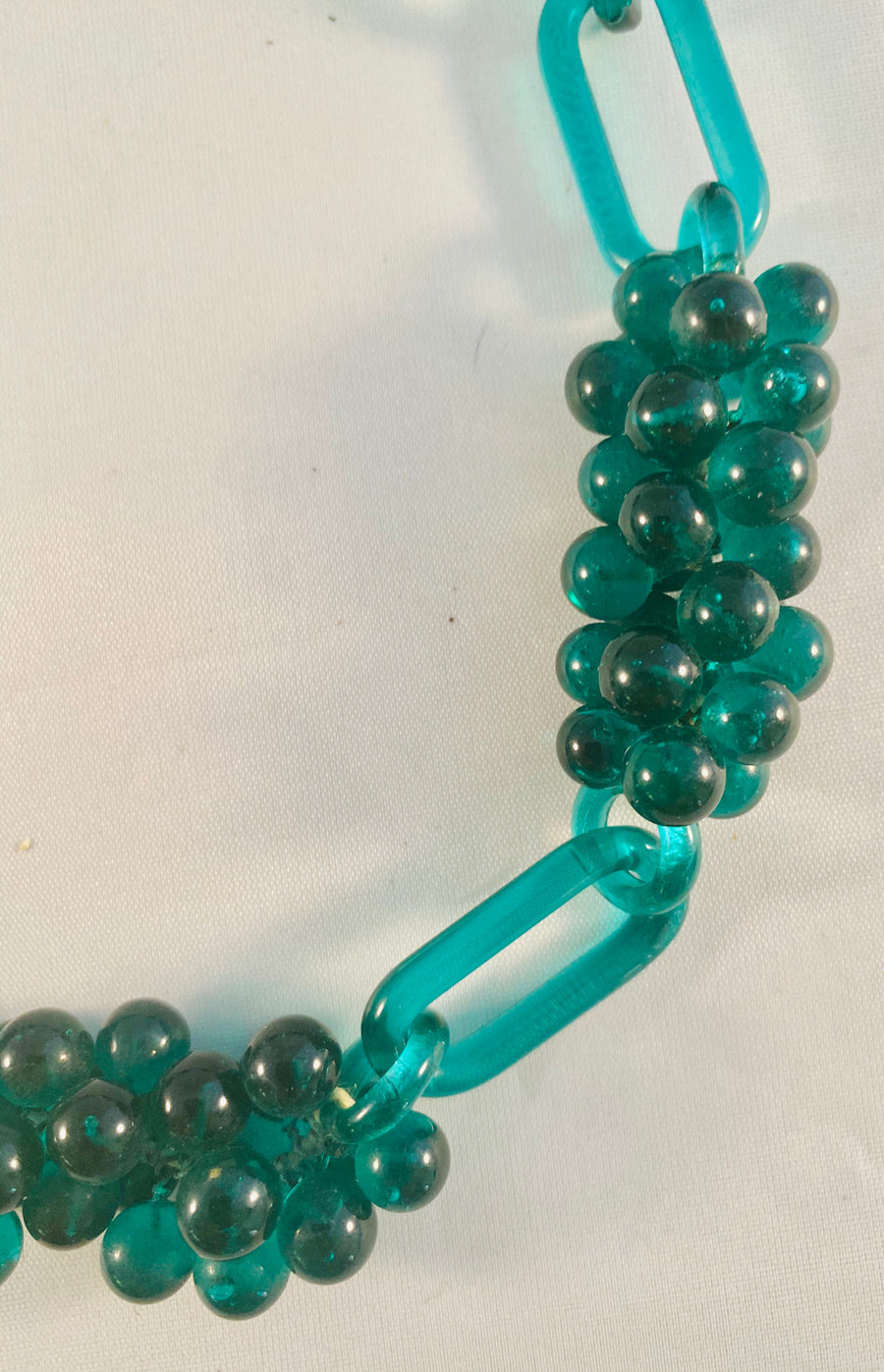 French Poured Glass Necklace