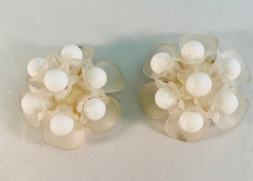 Lucite Vintage Earrings