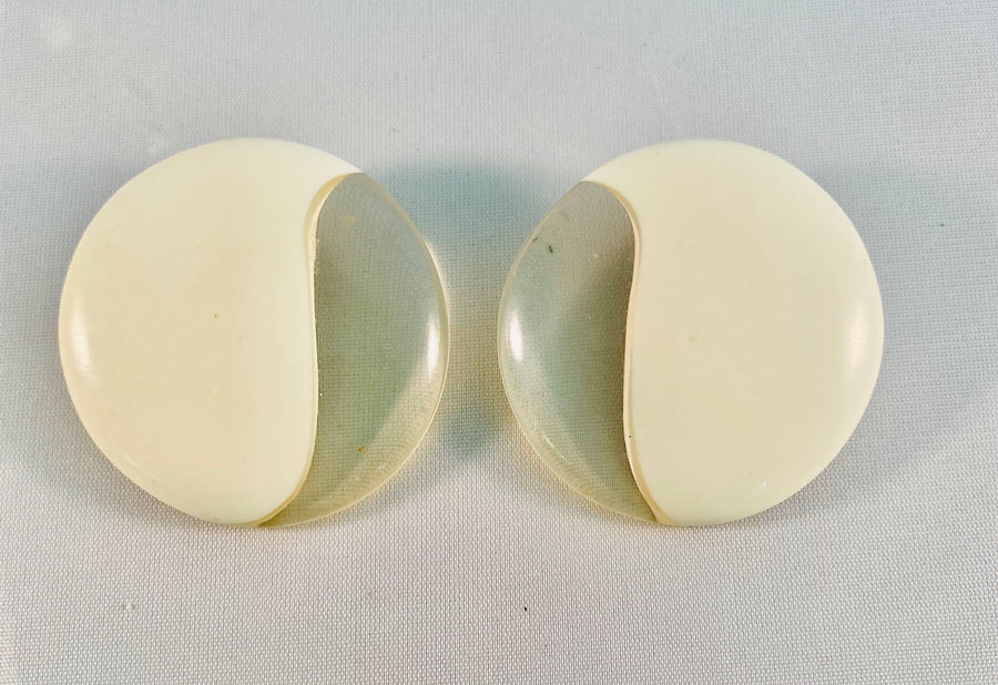 Vintage Lucite Earrings by Jim McCullough