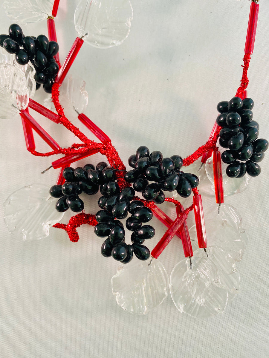 French Pate de Verre Necklace