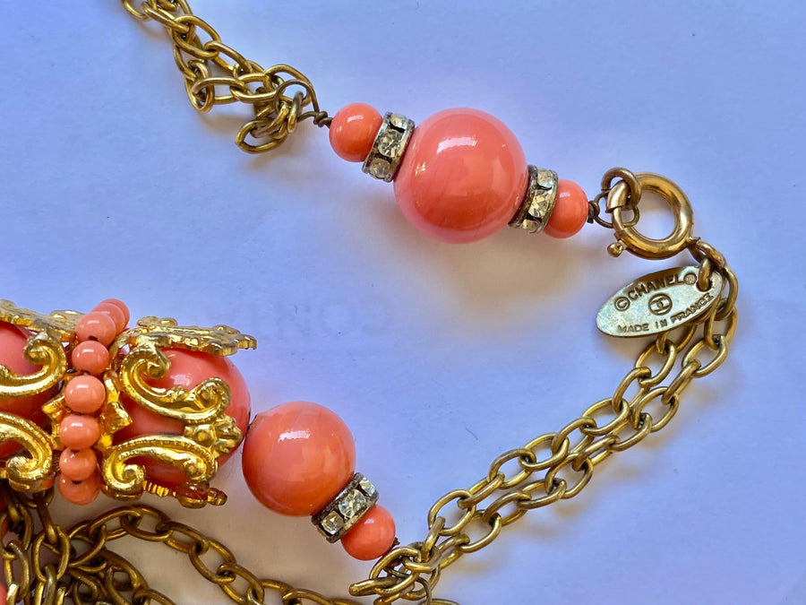 Chanel Gripoix chain necklace