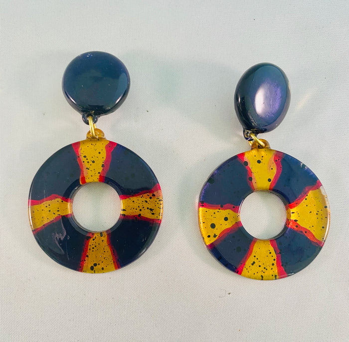 Lucite Vintage Earrings