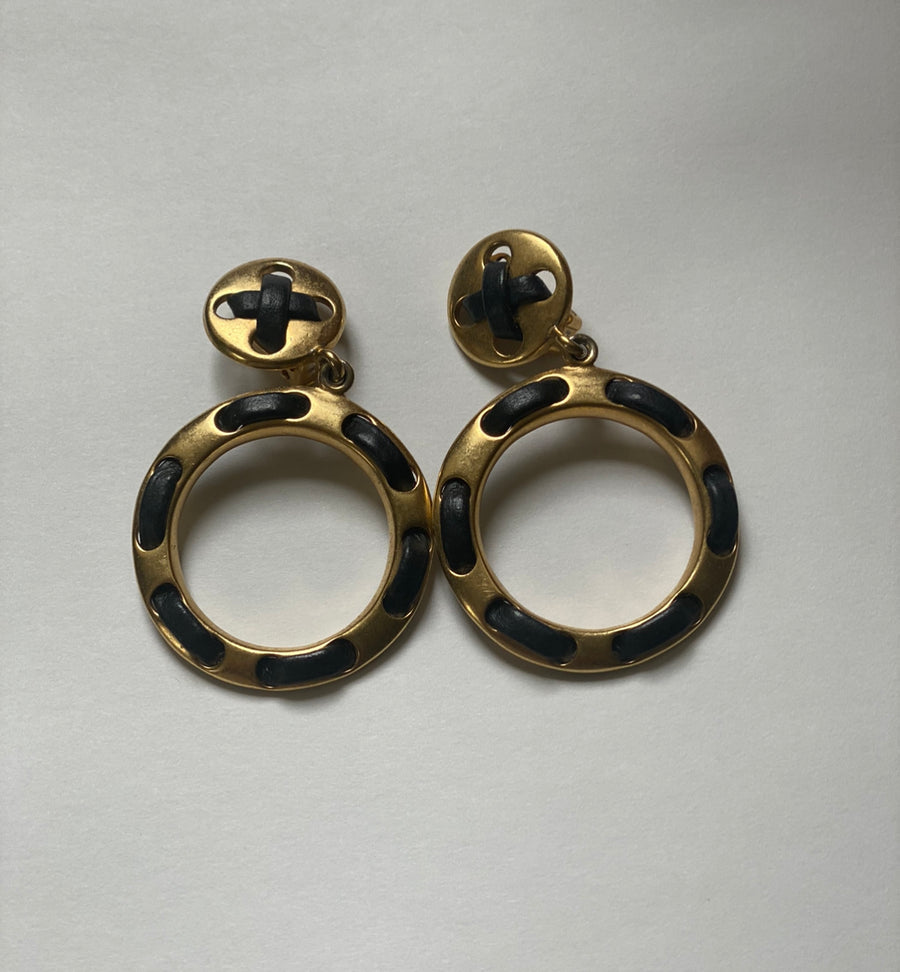 Les Bernard 1960’s hoop earrings