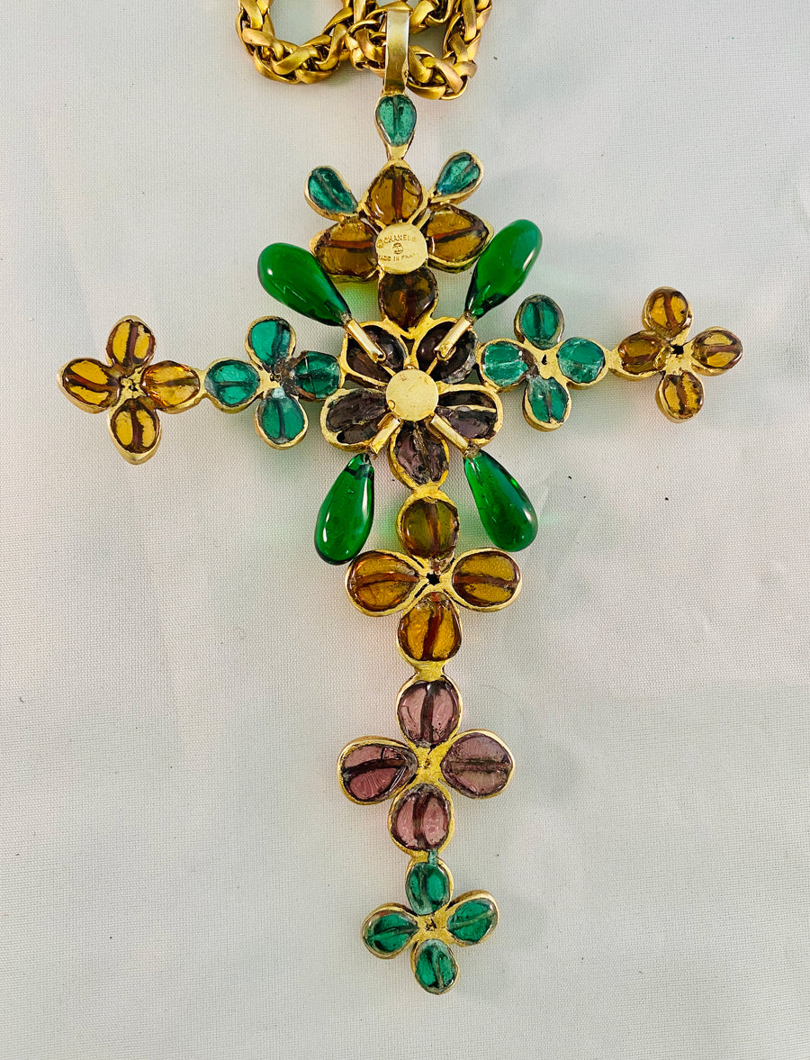 Chanel Cross Necklace