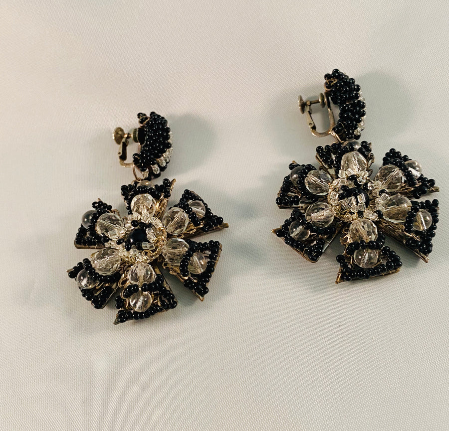 Miriam Haskell vintage earrings