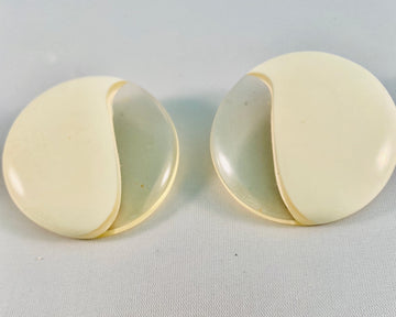 Vintage Lucite Earrings by Jim McCullough
