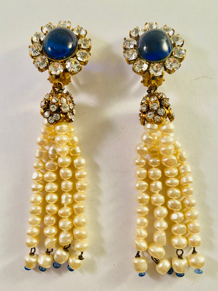 Chanel Gripoix Earrings